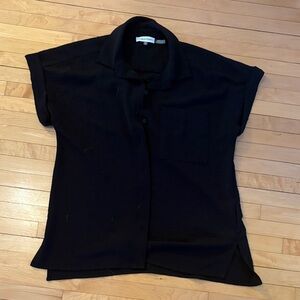 Calvin Klein Black Button-Up Shirt
